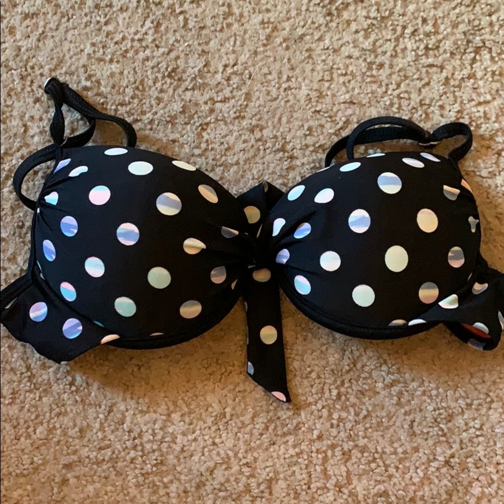 Polka dot bikini top